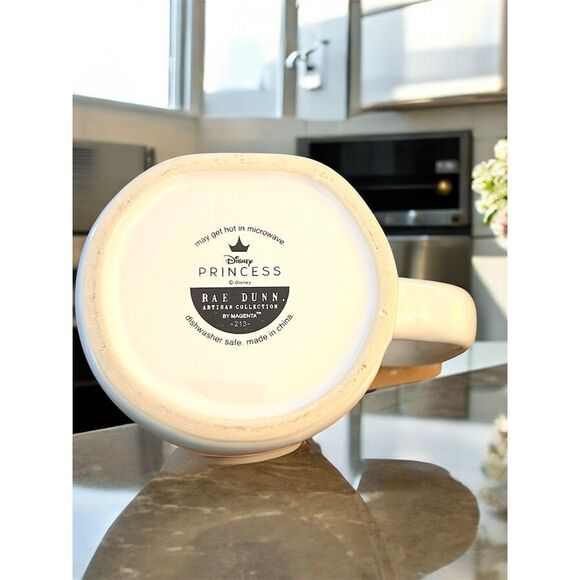 Rae Dunn Disney Snow White Seven Dwarfs Whistle While You Work Mug Dopey Grumpy - Picture 9 of 9